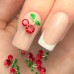 Nail Art Decorations Box with Cherry rhinestones Декорация за нокти 30 броя